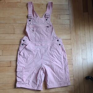 Duluth Trading Co Pink Overall Shorts